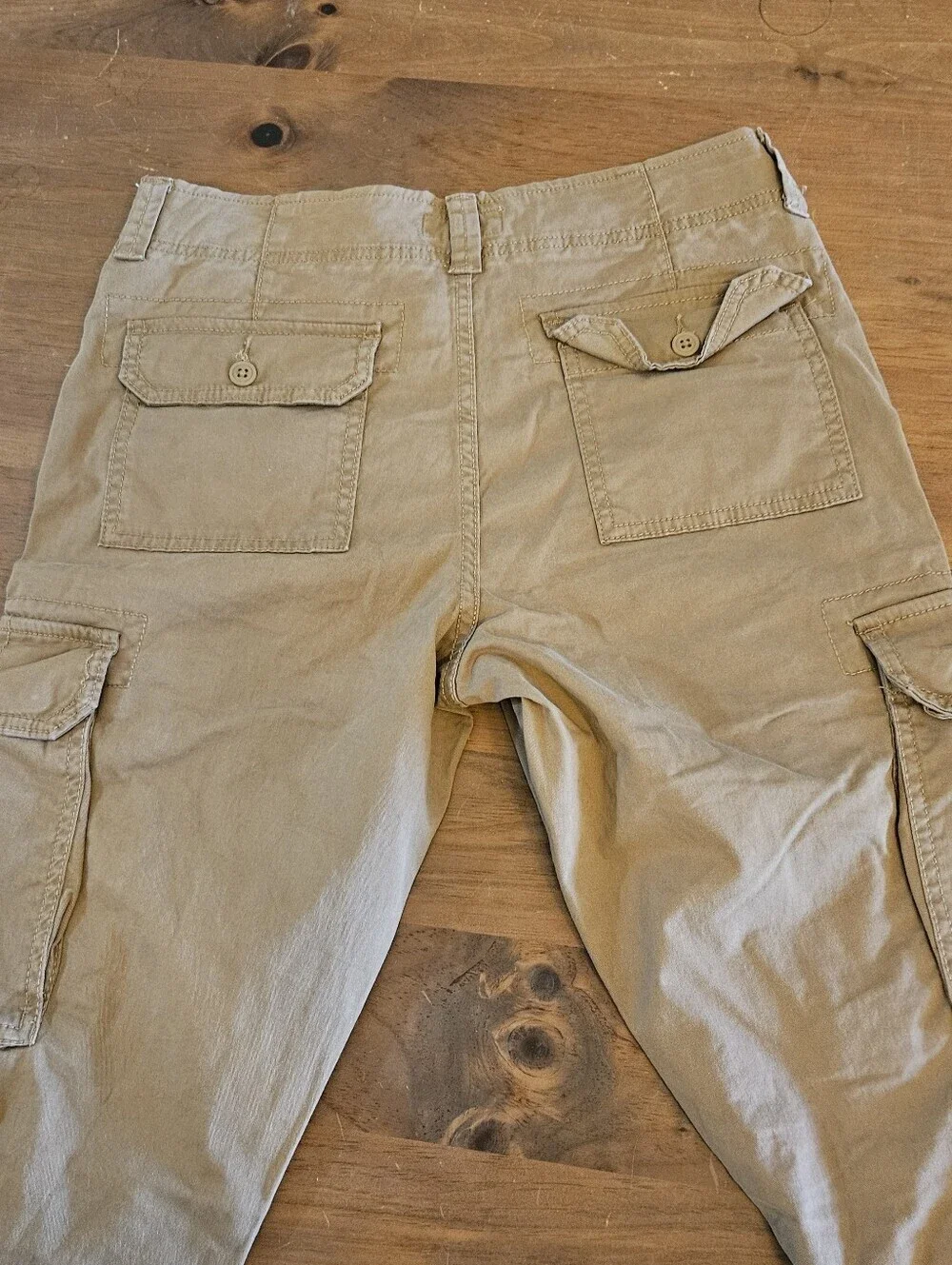 Goodfellow Khaki Cargo Pants Tan Size 30x32